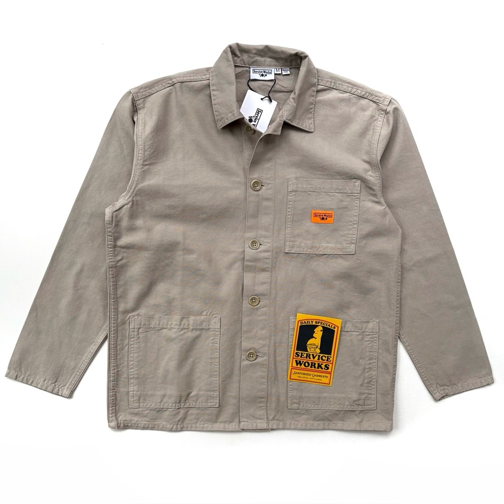 Service Works Classic Chore Shirt - Stone Khaki